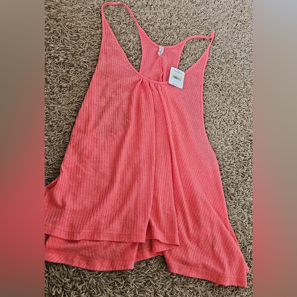 Free People Ribbed Racer Back Tank - Picture 3 of 3